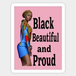 Black and Beautiful Magnet